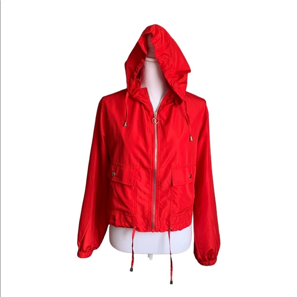 Cisono Active Hoodie Front Zip Jacket Size Small